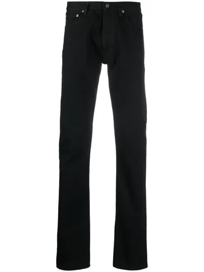 Saint Laurent Black Mid-rise Skinny Jeans