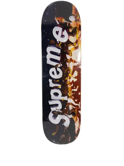 Supreme Apes Skateboard Deck In Schwarz