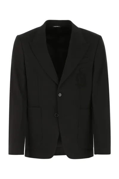 Dolce & Gabbana Blazer In Black