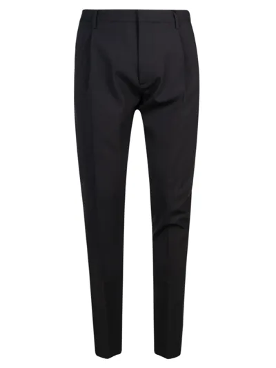 Dsquared2 1 Pleat Aviator Trousers In Schwarz