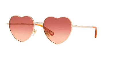 Chloé Woman Sunglass Ch0071s In Gold