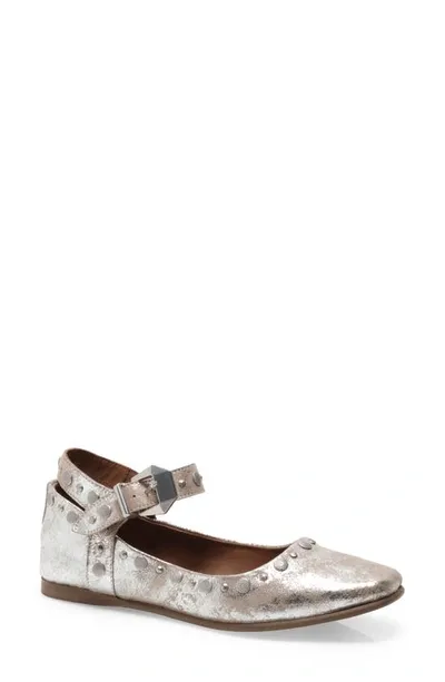 Free People Mystic Mary Jane Flats In Champagne