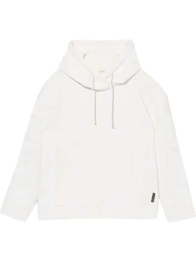 Marc Jacobs The Monogram Cotton Hoodie In Bianco