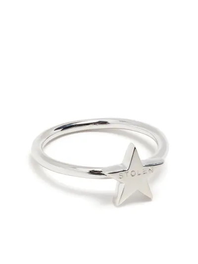 Stolen Girlfriends Club Stolen Star Sterling-silver Ring In Silber