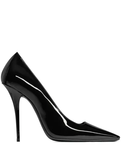 Saint Laurent Zoe Pointed Pumps In Black