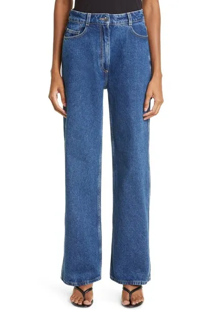 Saks Potts Salma Straight Leg Jeans In Blue