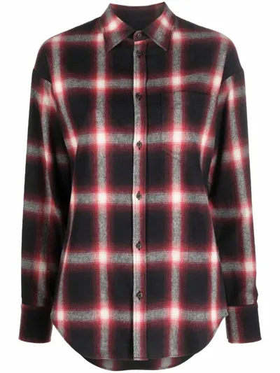 Dsquared2 Easy Dean Check Cotton Flannel Shirt In Fantasy