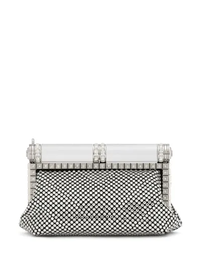 Dolce & Gabbana Bubu Crystal-embellished Clutch