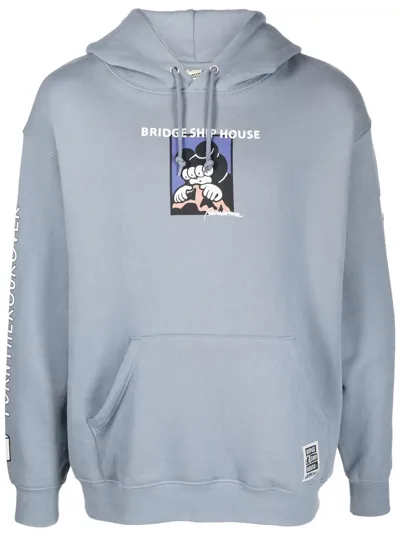 Medicom Toy Graphic-print Hoodie In Blue