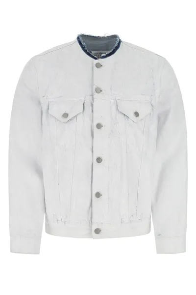 Maison Margiela White Denim Jacket Nd  Uomo 52