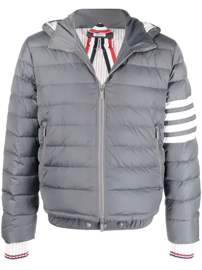 Thom Browne Downfall Padded Ski Jacket In Grey