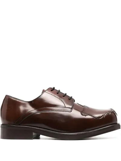 Stefan Cooke Shield Martlett Derbys In Brown