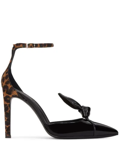 Giuseppe Zanotti Chili Pepper Pointed-toe Heels In Black