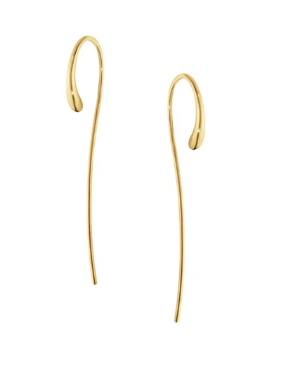 Georg Jensen 18k Yellow Gold Mercy Threader Earrings