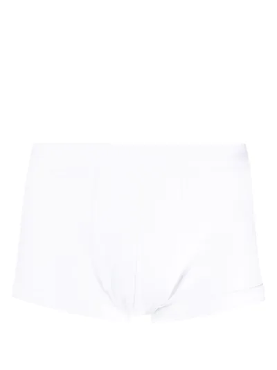 Zimmerli Men's 286 Sea Island Cotton Boxer Briefs In White