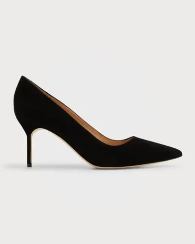 Manolo Blahnik Bb Pointed Toe Pump In Black