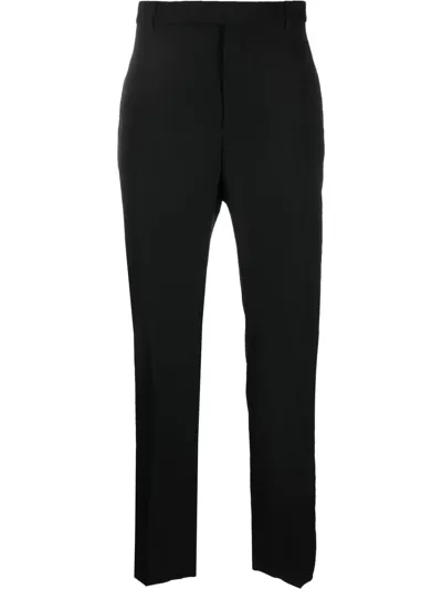 Saint Laurent Straight-leg Tailored Trousers In Schwarz