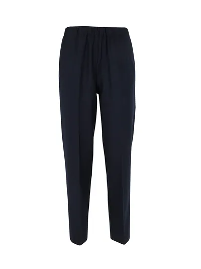 Kiltie George Bistretch Elastic Waist Trouser In Blue