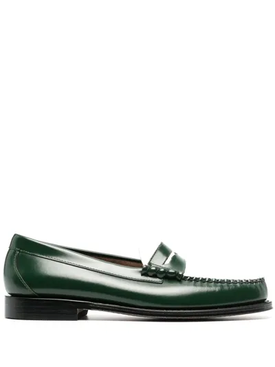 G.h. Bass & Co. Two-tone Loafers In Green