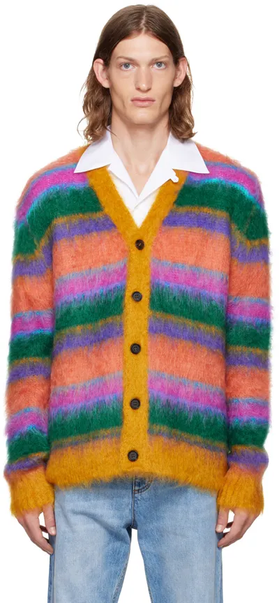 Marni Multicolor Fuzzy Wuzzy Cardigan