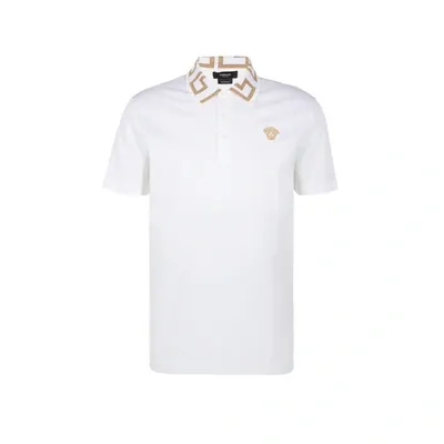 Versace Polo Avec Motif Sur Col