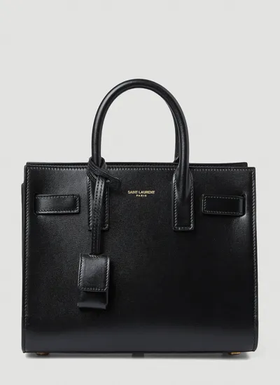 Saint Laurent Sac De Jour Nano Tote Bag In Black