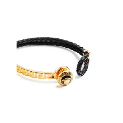 Versace Bracelet En Cuir Medusa