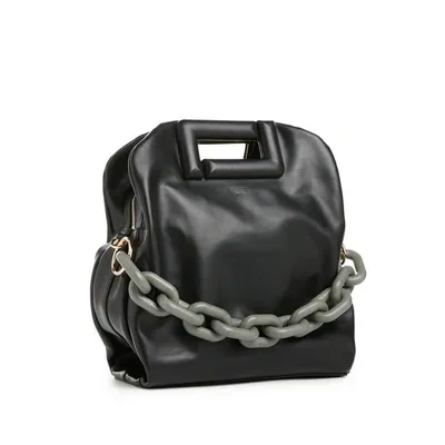 Lancel Cocoon Leather Handbag