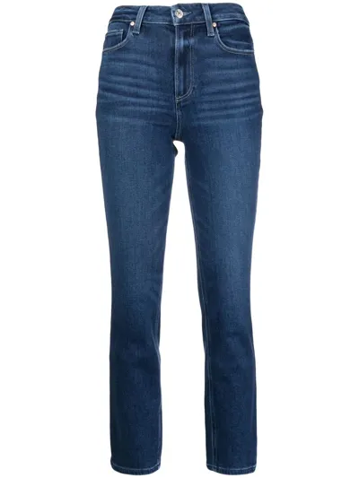 Paige Cindy Slim-fit Cropped Jeans In Soleil