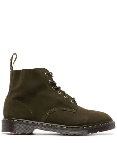 Dr. Martens' Green 101 Ben Suede Ankle Boots