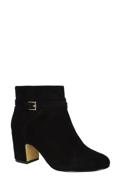 Bella Vita Arlette Bootie In Black Leather