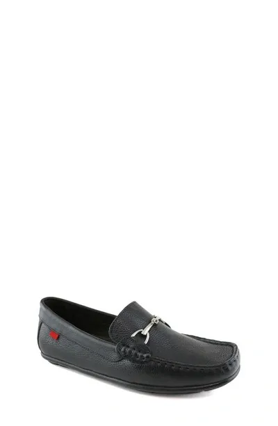 Marc Joseph New York Kids' Edgewood Road Bit Loafer In Black Grainy