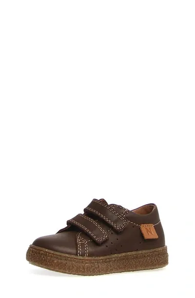 Naturino Kids' Carex Sneaker In Dark Brown