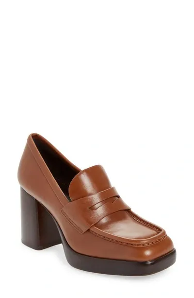 Rag & Bone Matrix Loafers In Chestnut