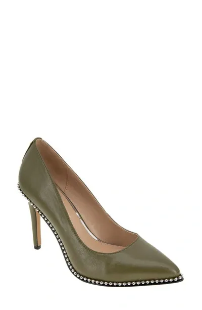 Bcbgeneration Holli Pointed Toe Pump In Dark Olive