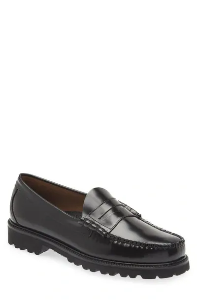 G.h. Bass & Co. Larson Lug Loafer In Black