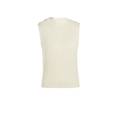 Ganni Sleeveless Recycled Wool Vest