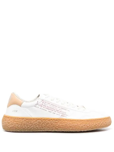 Puraai Text-print Sneakers In White