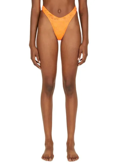 Balenciaga Bb V-slip Briefs In Orange