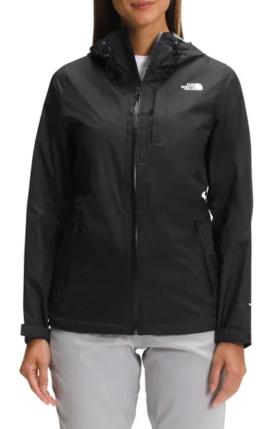 The North Face Alta Vista Water Repellent Hooded Jacket In Jk3 Tnf Black