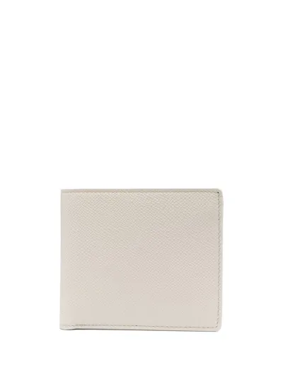 Maison Margiela Four-stitch Logo Bi-fold Wallet In Neutrals