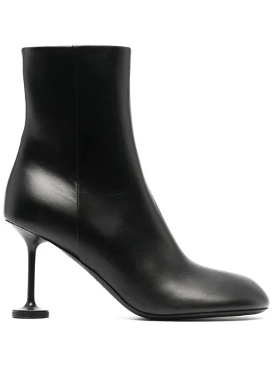 Balenciaga Lady 90mm Ankle Boots In Black