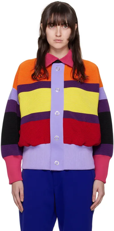 Cfcl Multicolor Stratum Sweater In Lavender Multi