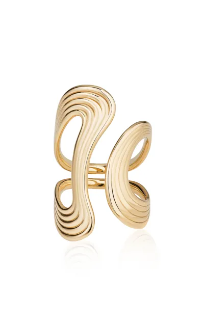 Fernando Jorge Women's 18k Yellow Gold Stream Lines Ring