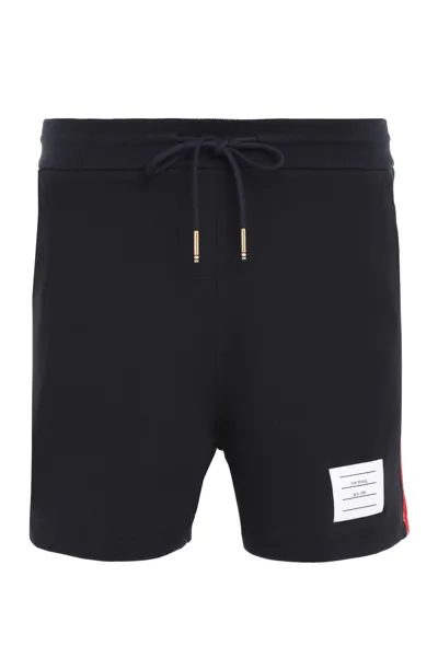 Thom Browne Cotton Shorts In Blue