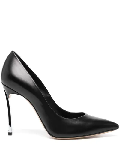 Casadei Blade Heeled Pumps In Black