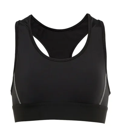 Balenciaga Racerback Sports Bra In Black Grey