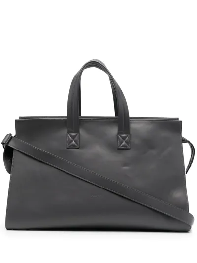 Marsèll Quarantotto Leather Holdall In Grey