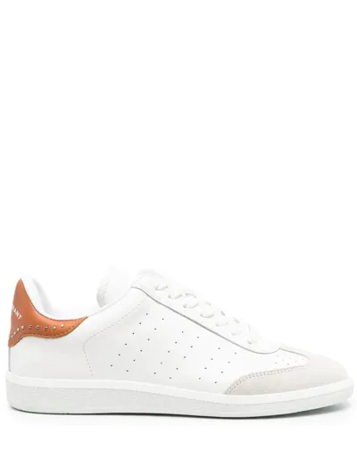 Isabel Marant Bryce Leather And Suede Trainers In White