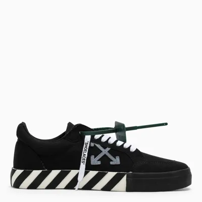 Off-white Black/light Blue Vulcanized Sneakers